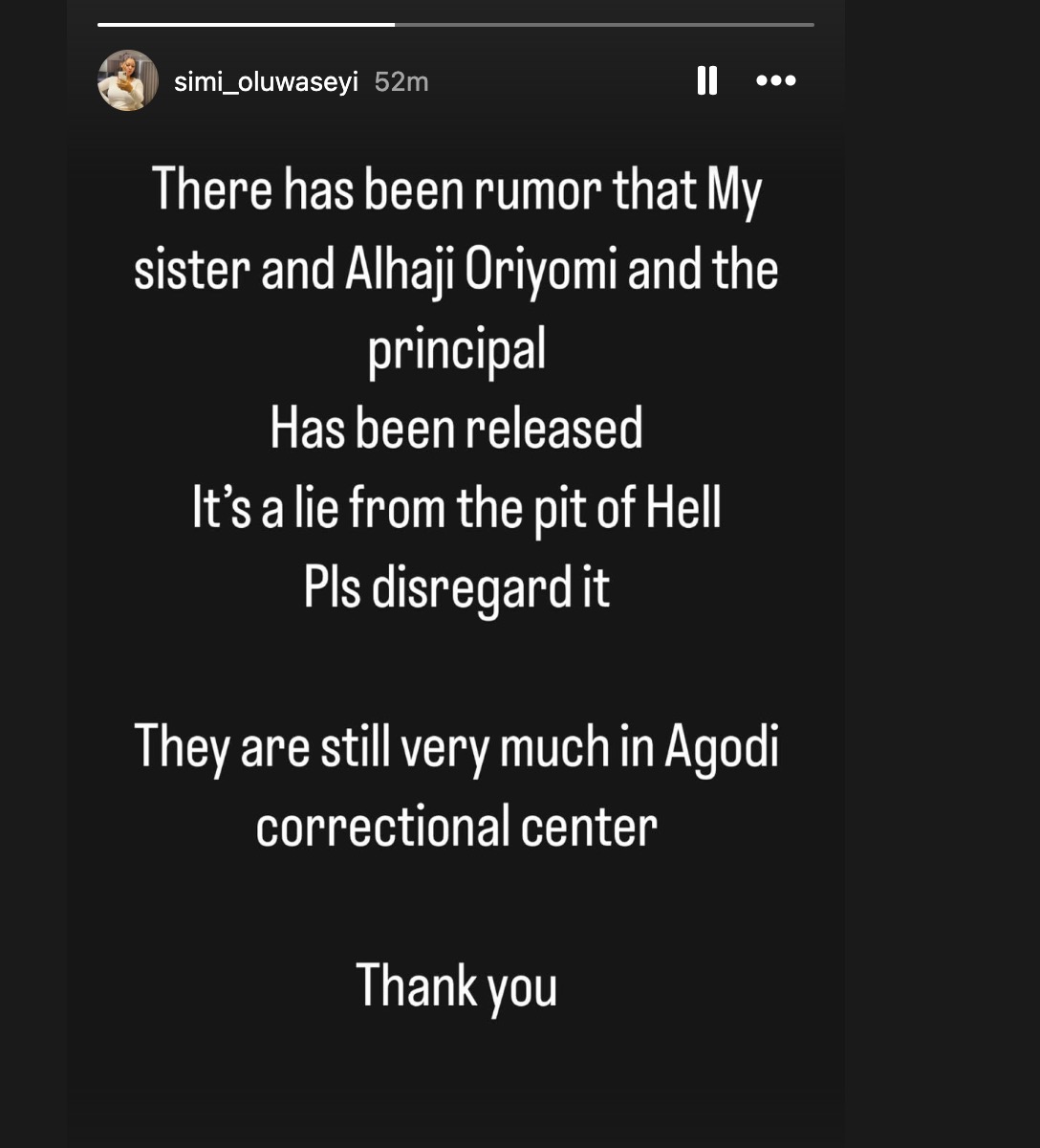 Olori Naomi’s sister shuts down rumours of ex-queen's release